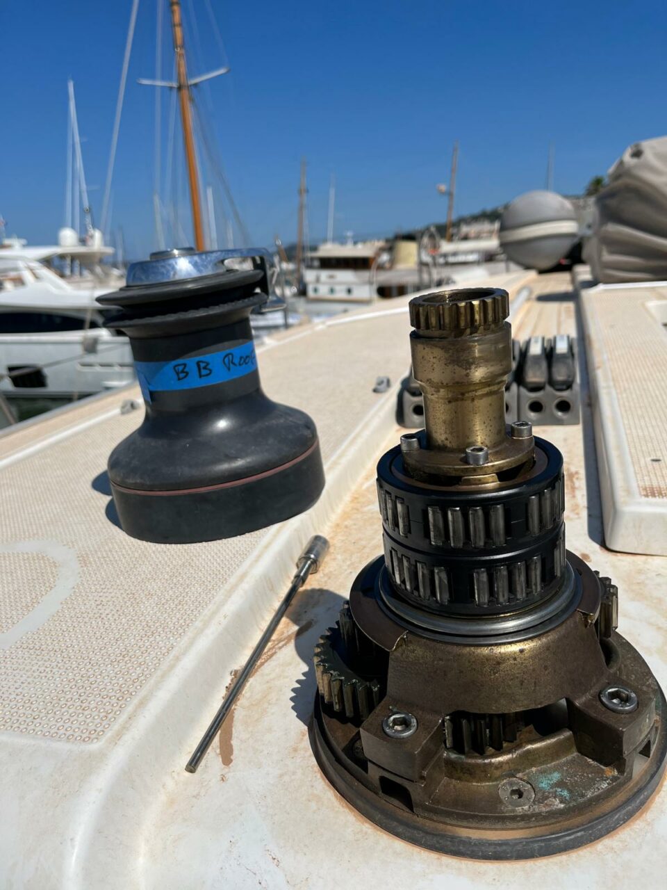 atelier nautisme winch restauration reparation voilier